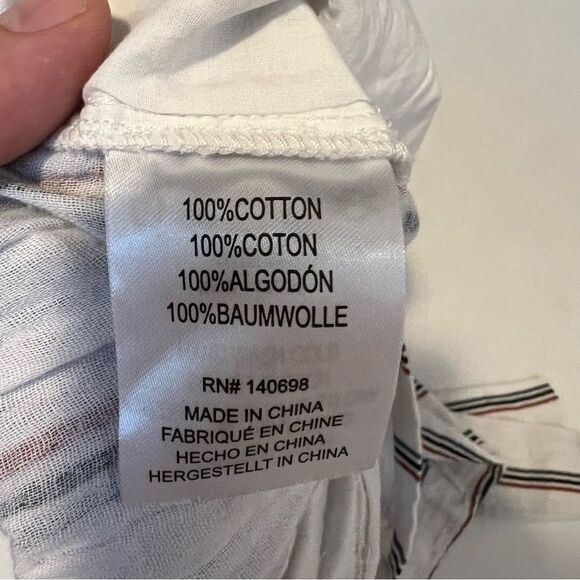 NWT Revolve x Tavik Calder Pant in White Stripe | Size L - Picture 10 of 12